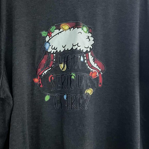 5/$20 LIKE NEW 22 Women's You Serious Clark? Christmas Tee - Picture 2 of 4